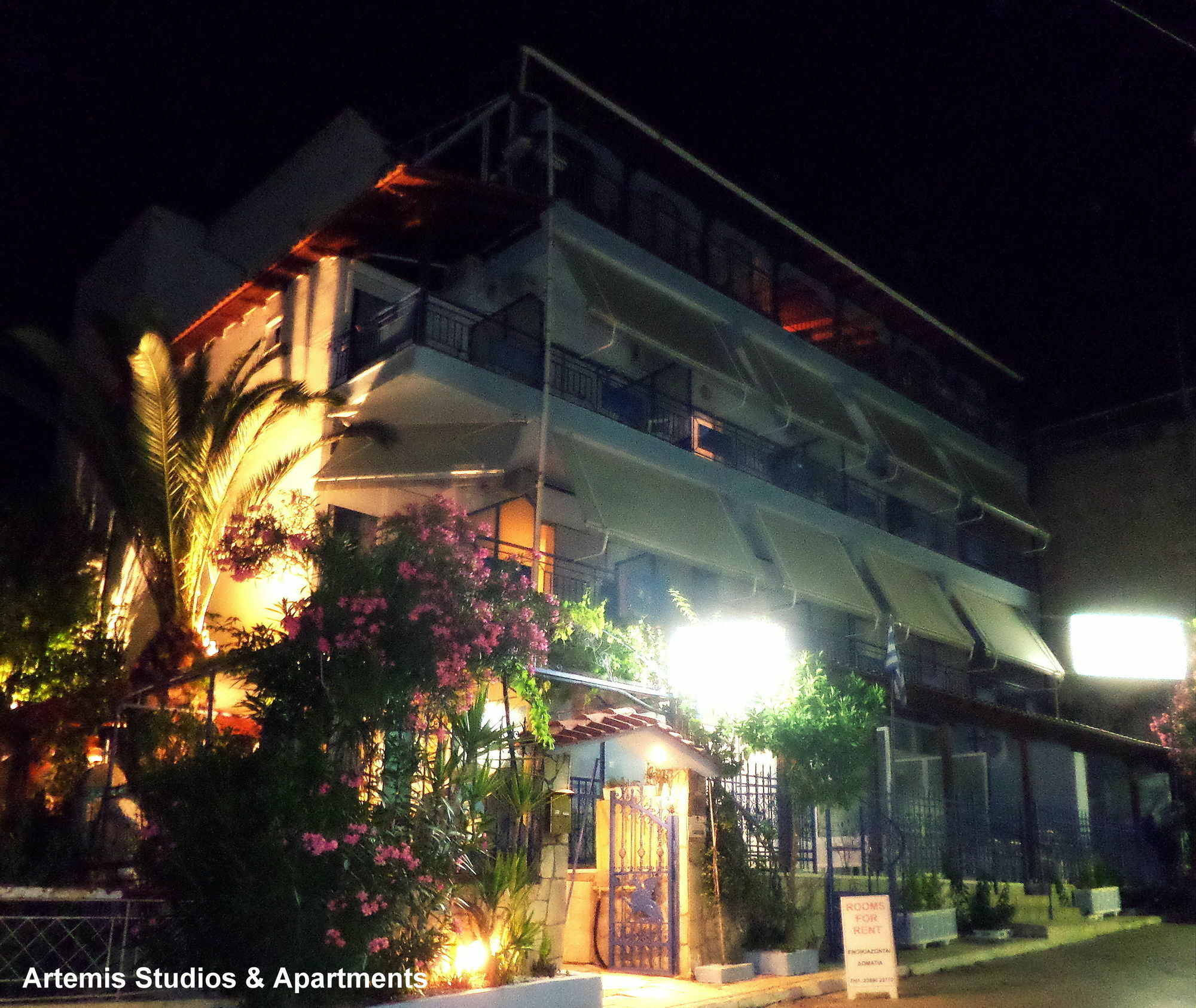 Artemis Studios & Apartments Nea Kallikrateia Exterior foto